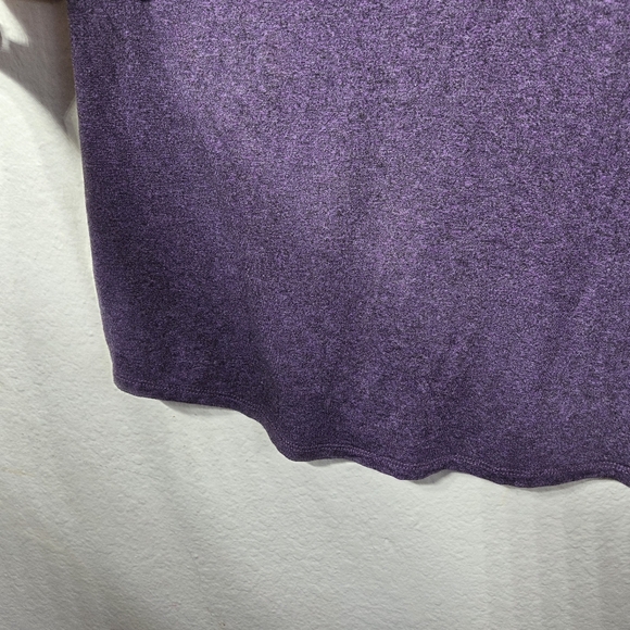 LOGO By Lori Goldstein Purple Tunic Tank Top Plus Size 2X Sleeveless Crew Neck - Picture 5 of 15